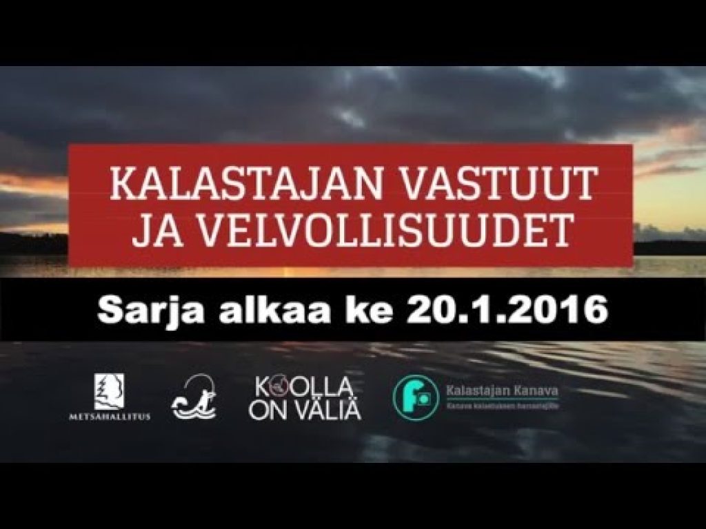 Kalastajan vastuut ja velvollisuudet