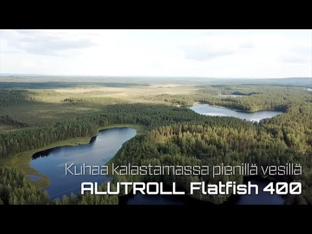 Jättikuha Alutroll Flatfish 400 -veneellä
