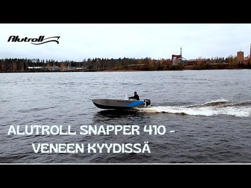 Veneen ajotestit – Alutroll 410 Snapper