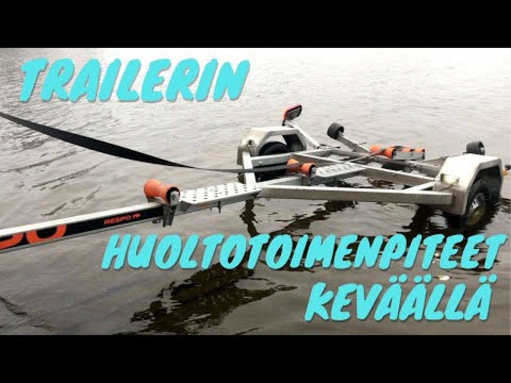 Venetrailerin keväthuolto