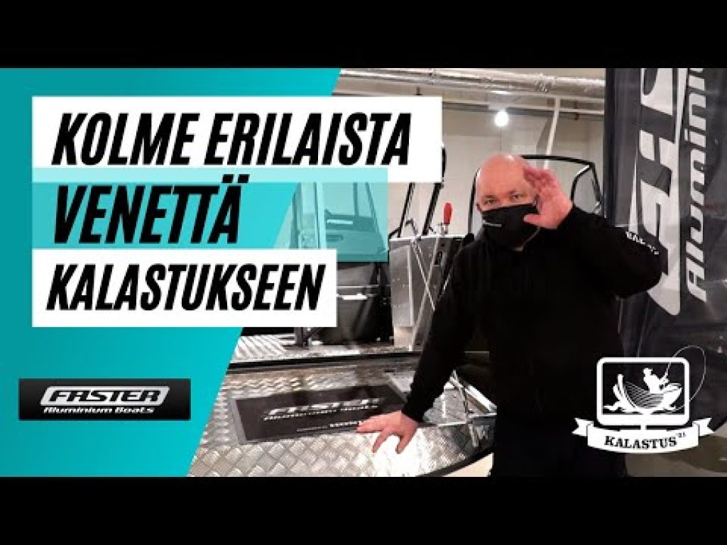 Kolme erilaista venettä kalastukseen 2021