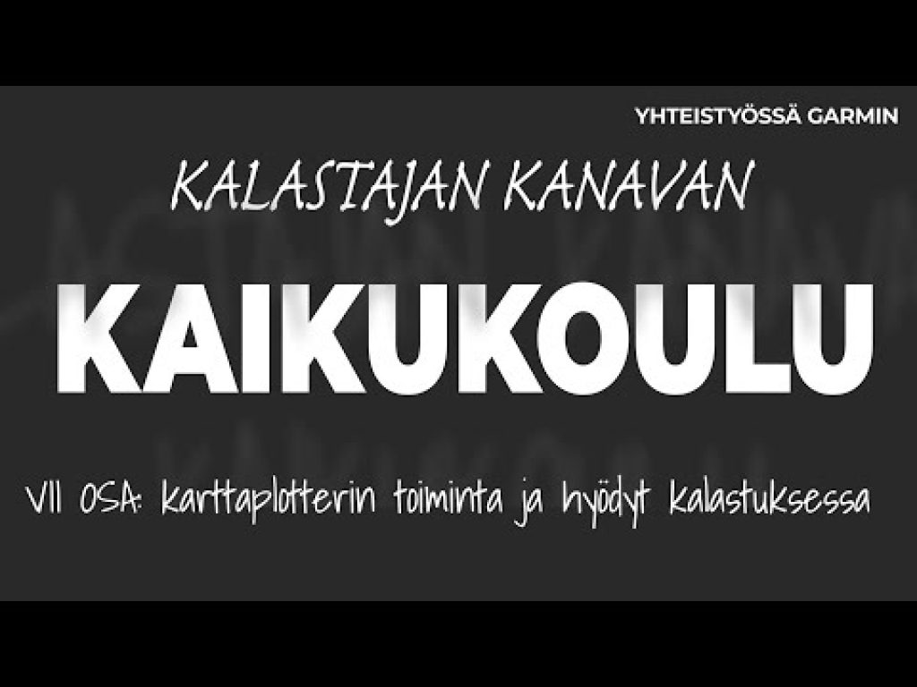 Karttaplotteri – toiminta ja hyödyt kalastuksessa