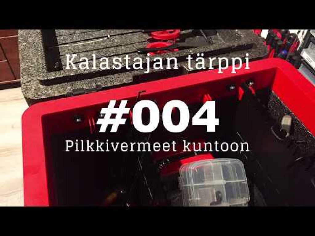 Pilkkivälineet kuntoon