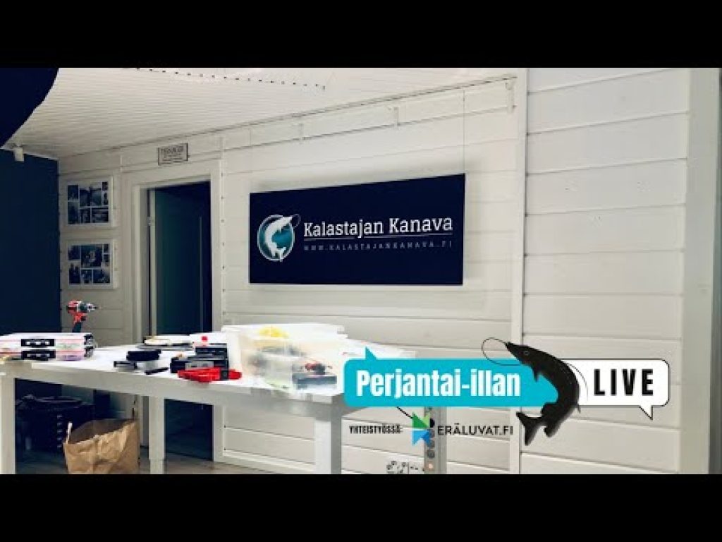Perjantai-illan LivE: Kalastusvuosi 2021 ja studion avajaiset