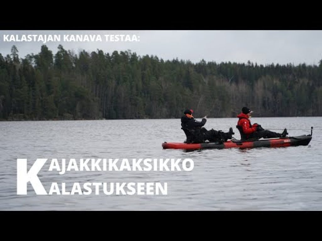 Kajakkikaksikolla kalaan