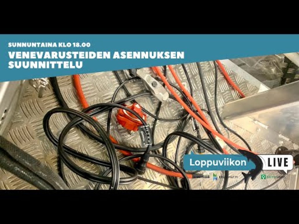 Venevarusteiden asennuksen suunnittelu
