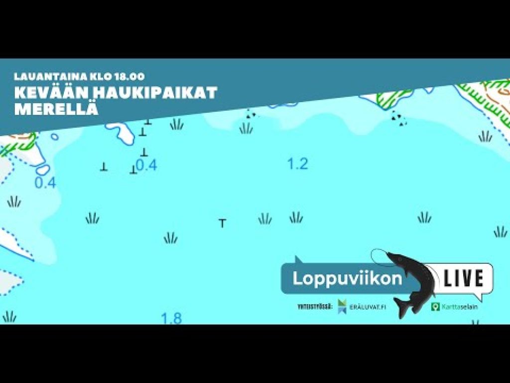 Kevään haukipaikat merellä | Loppuviikon LivE