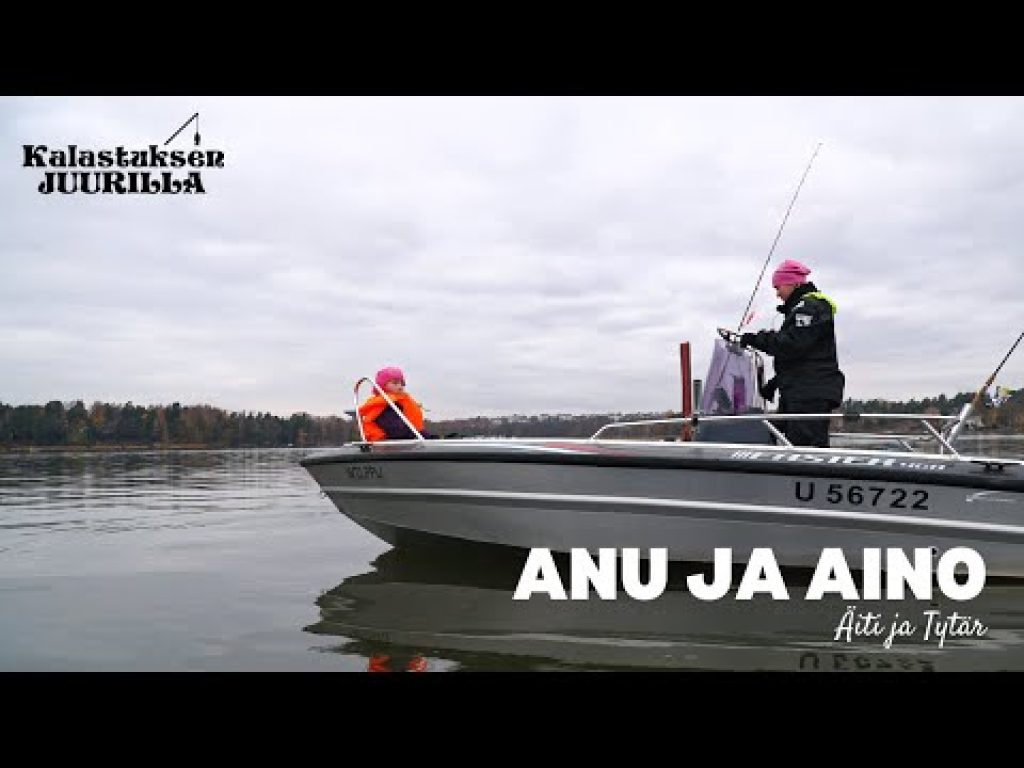 Anu ja Aino merellä kalassa | Kalastuksen juurilla