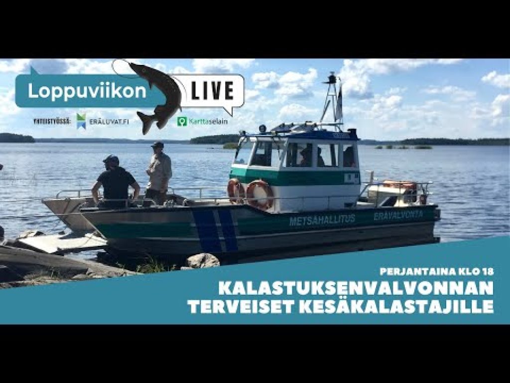 Erätarkastajan terveiset kalastajille