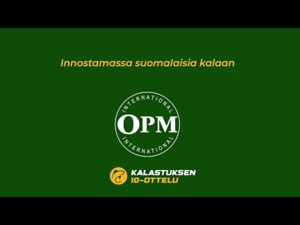 Kalastuksen 10-ottelu: Team OPM esittäytyy