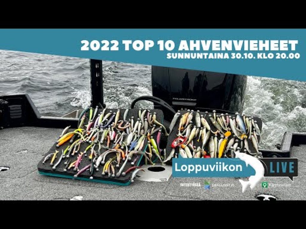 Vuoden 2022 TOP 10 ahvenvieheet