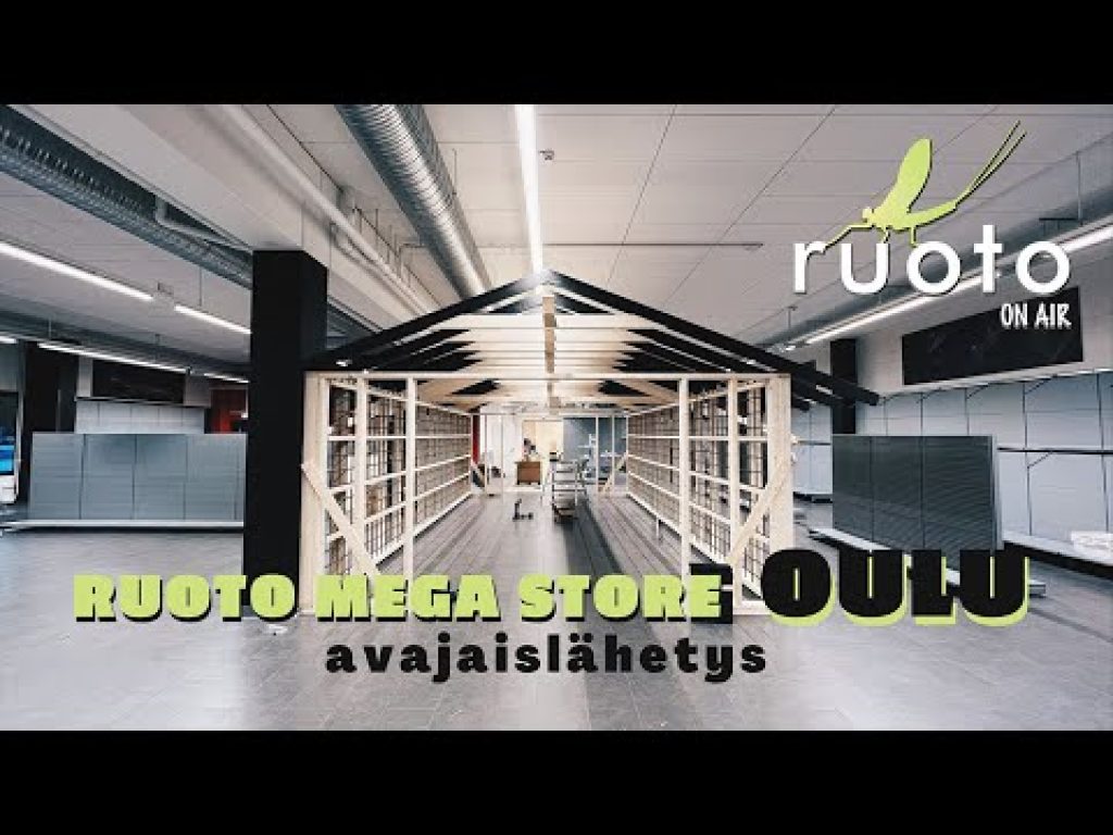 Ruoto on AIR: Oulun myymälän avajaislähetys | UUSI KALASTUSVÄLINEMYYMÄLÄ