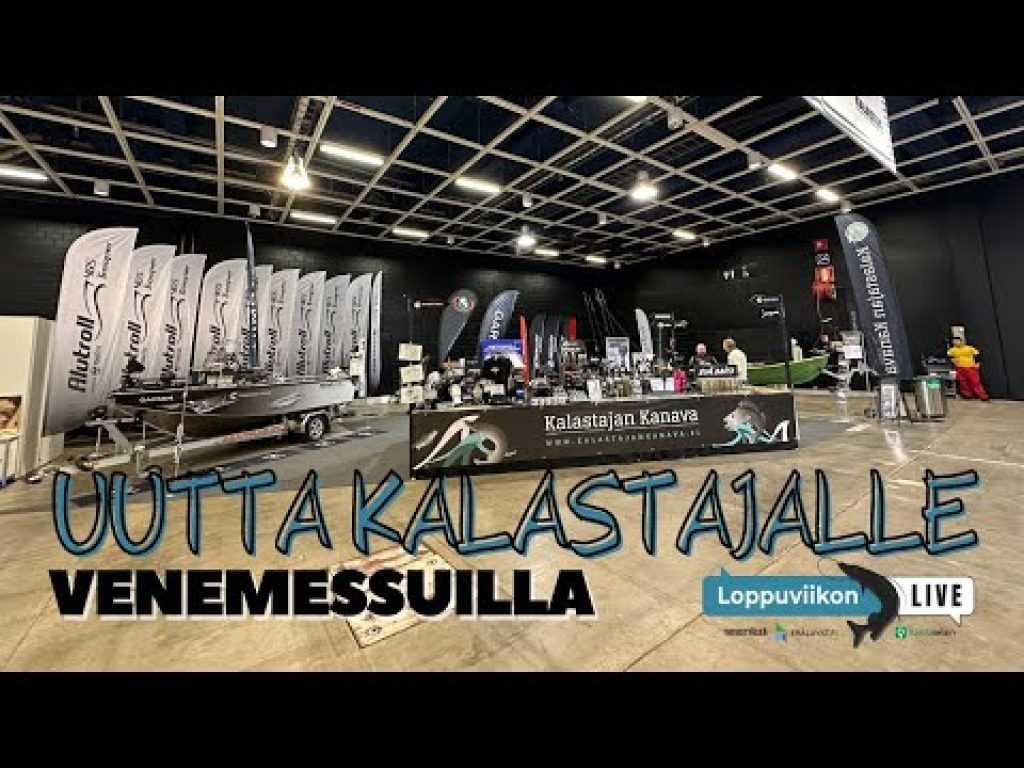 Uutta kalastajalle Venemessuilta