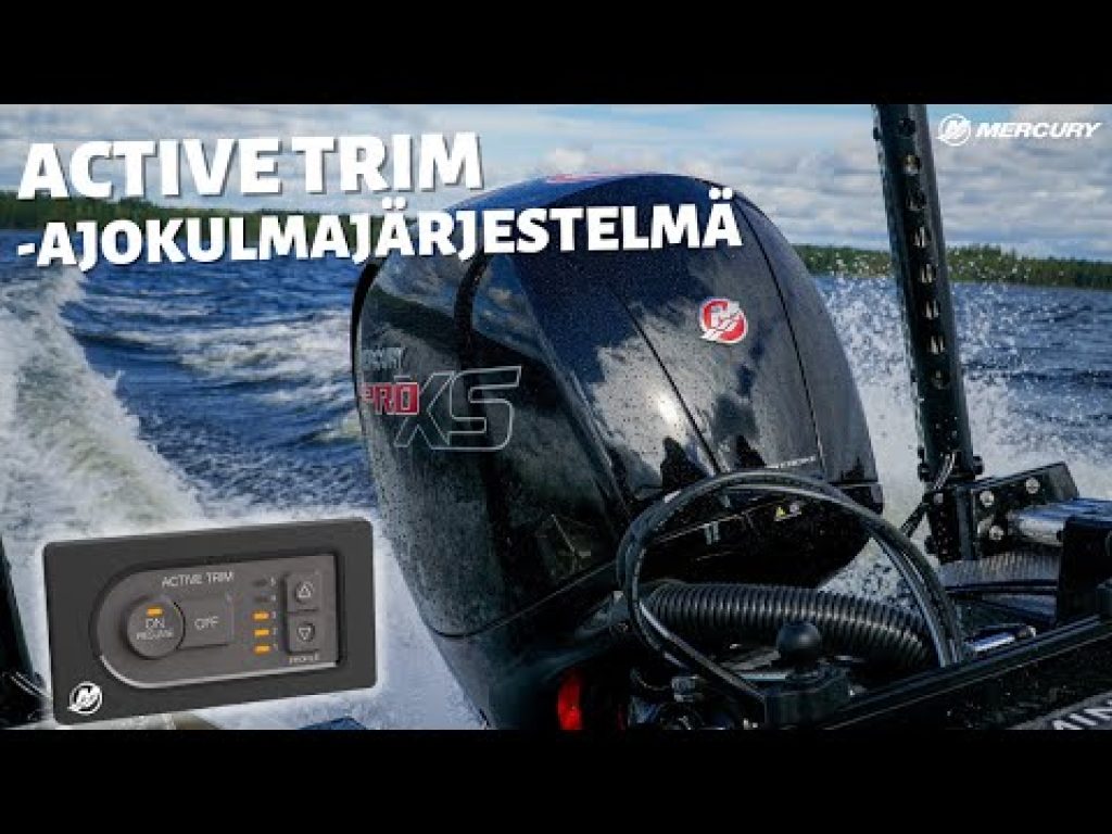 Trimmaa perämoottoria oikein ja säästä | Mercury Active Trim