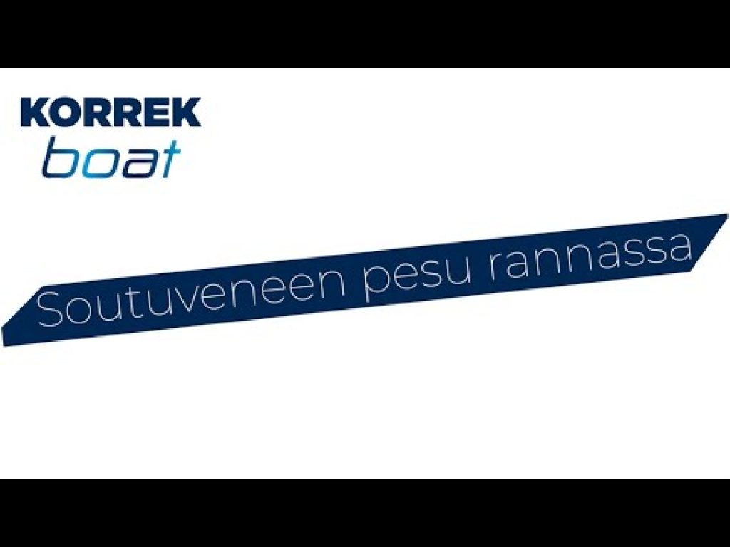 Voiko soutuveneen pestä rannassa?