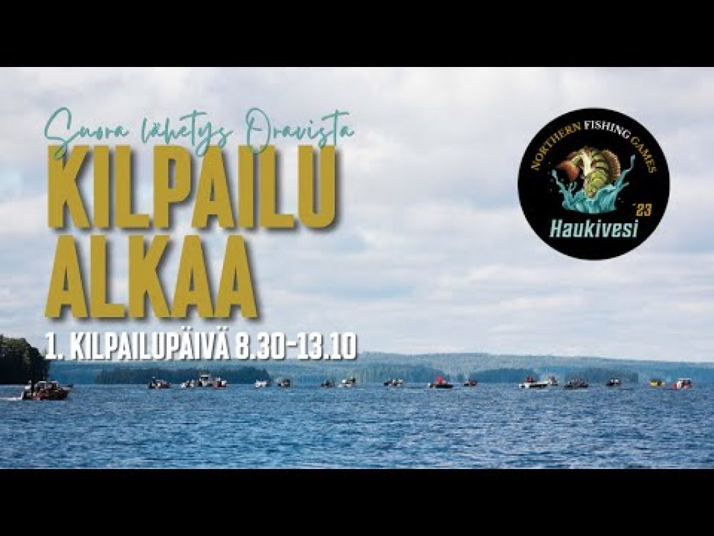 Kilpailu alkaa | Northern Fishing Games Haukivesi ’23