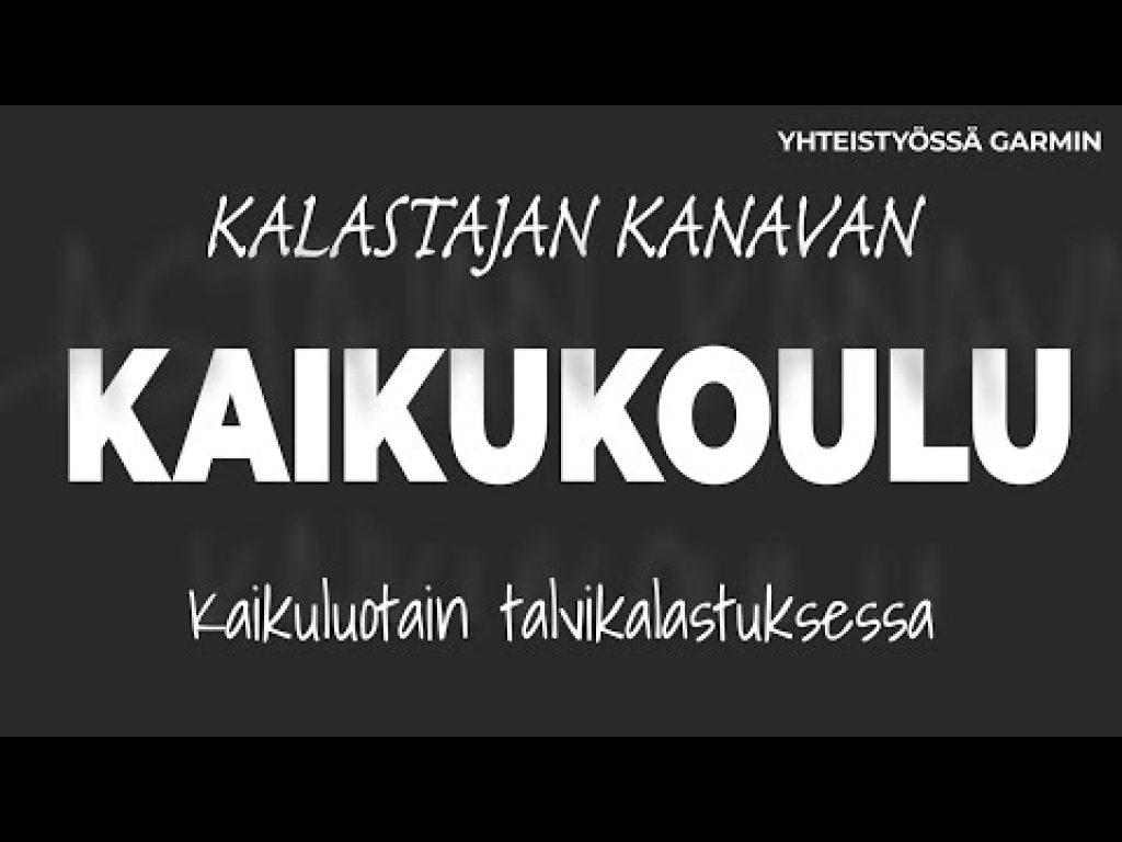 Kaikuluotain talvikalastuksessa | Kaikukoulu Extra