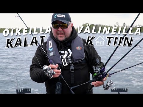 Oikeilla välineillä kalat kotiin | Mitä väliä vavalla, kelalla ja siimalla?