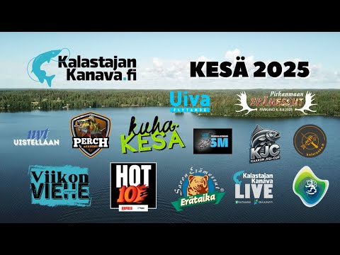 Kalastusohjelmaa kesällä 2025 | Kalastajan Kanavan sisällöt