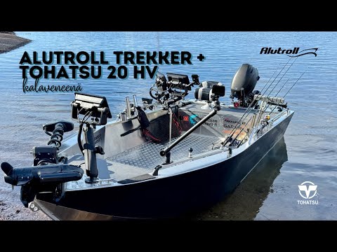 Alutroll Trekker + Tohatsu 20 hv | Pieni alumiinivene kalavesille