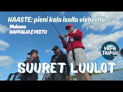 Pieni kala isolla vieheellä? | Rapfaija vs. Peetu | Vapa taipuu 6
