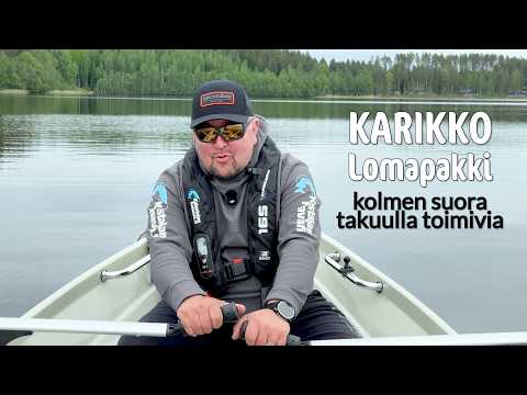 3 taatusti toimivaa kalapaikkaa ja viehettä | Karikko Lomapakki