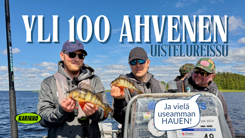 Yli sadan ahvenen uistelureissu | Ahvenen säippäuistelun salat julki