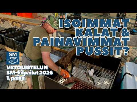 Kalat puntarille | 1. päivä | Vetouistelun SM-kilpailut 2026